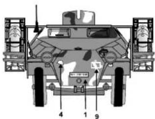 Revell Sd.Kfz. 251/1 Type C - Benötigte Farben / Used Colors - 12