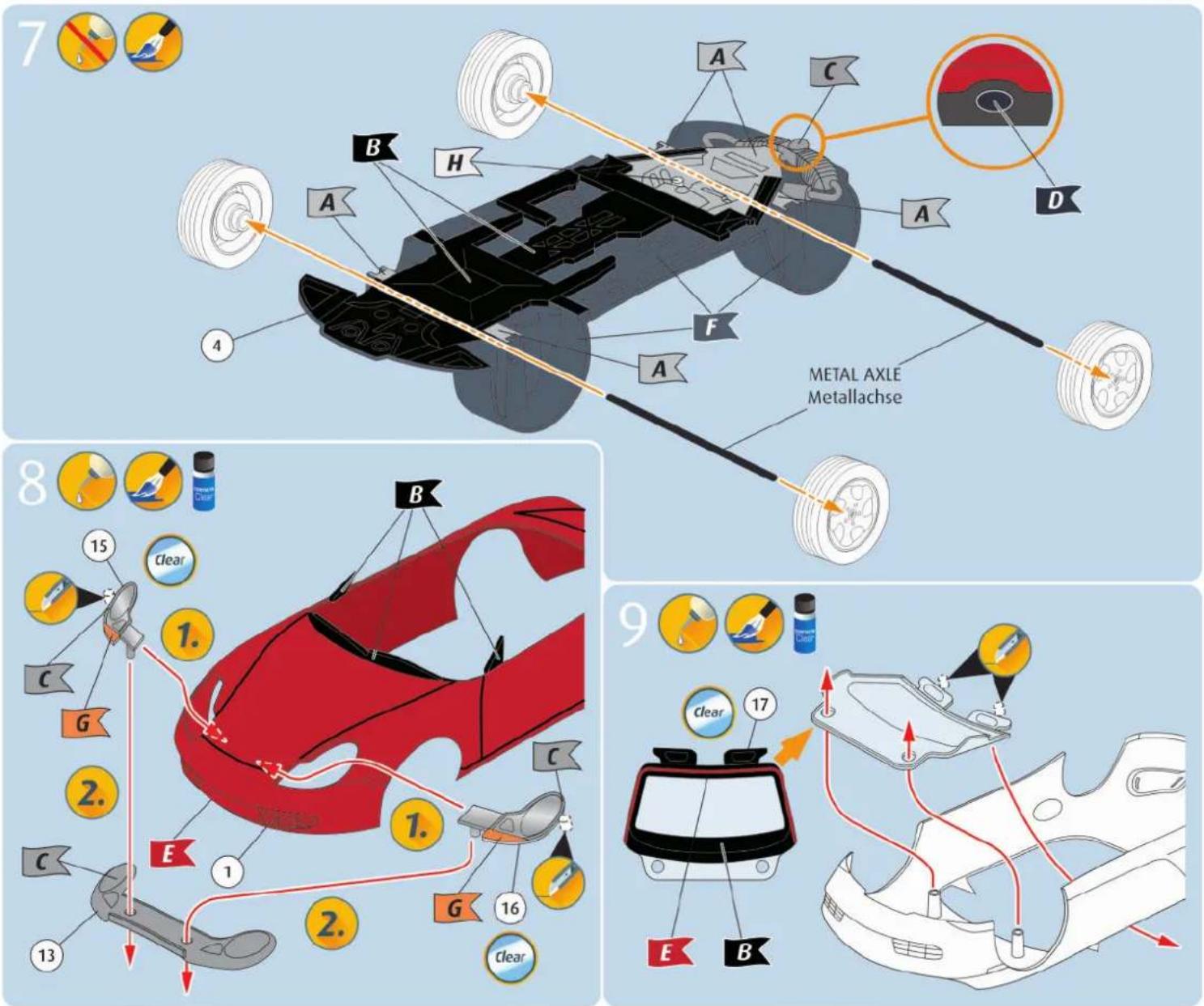 Revell Porsche Boxster - Ersatzteile benötigt? - 6