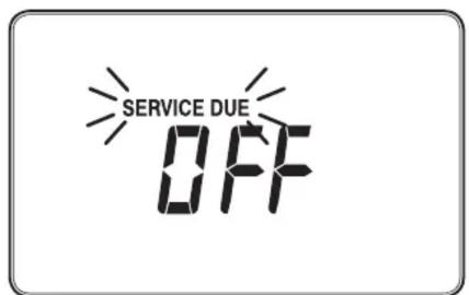 SERVICE DUE OFF