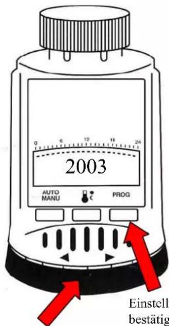 2003 AUTO MANU PROG Einstellb bestätig