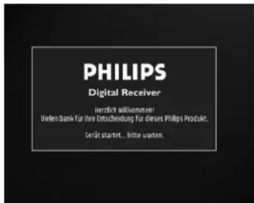 PHILIPS First installation 13 July 2007 13:05 Welcome Language setting German Country setting Germany TV display format 16.9 default OK Next