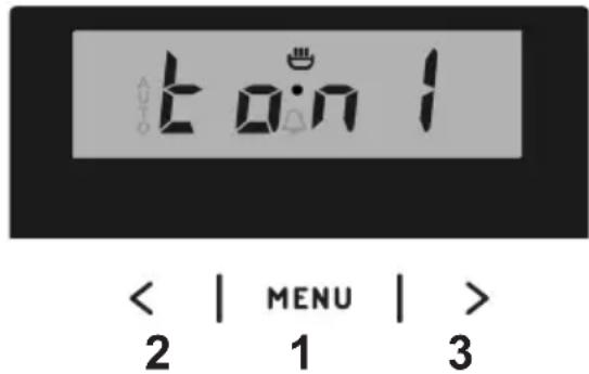 tan 1 < | MENU | > 2 1 3