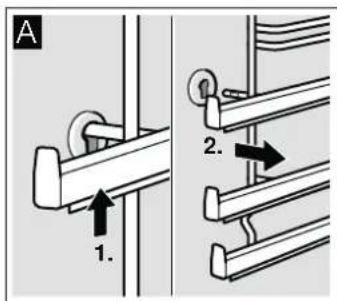 BOSCH HND32PS50 - Gestelle aushängen - 1