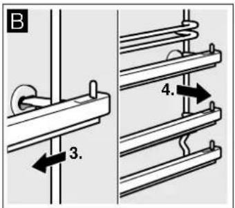 BOSCH HND52PF50 - Gestelle aushängen - 2