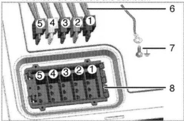 5 4 3 2 1 6 7 8