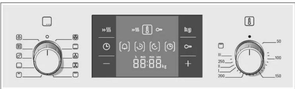 BOSCH Serie 6 HBD48CC51 - Bedienfeld - 1