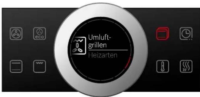 BOSCH HBD81PF80 - Heizart und Temperatur einstellen - 1