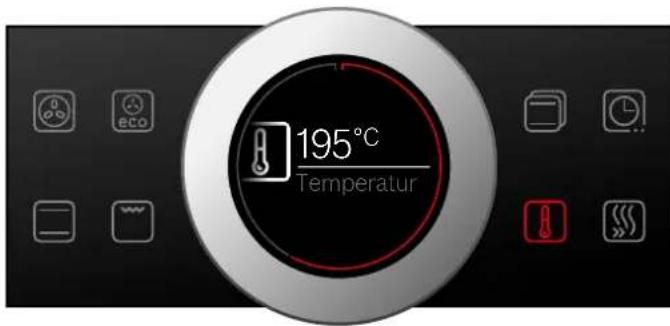 BOSCH HBD81PF80 - Heizart und Temperatur einstellen - 2