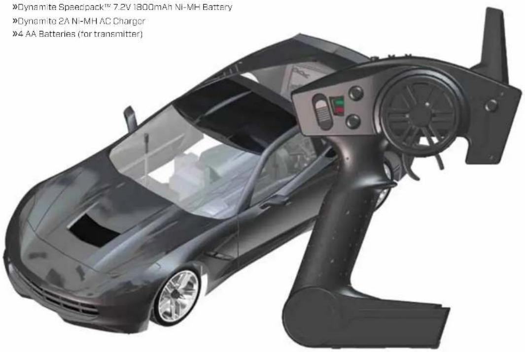 Vaterra 2014 Chevrolet Corvette V100-S - COMPONENTS - 1