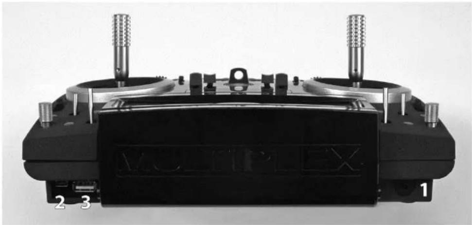 MULTIPLEX PROFI TX16 Master Edition - Anschlüsse - 1