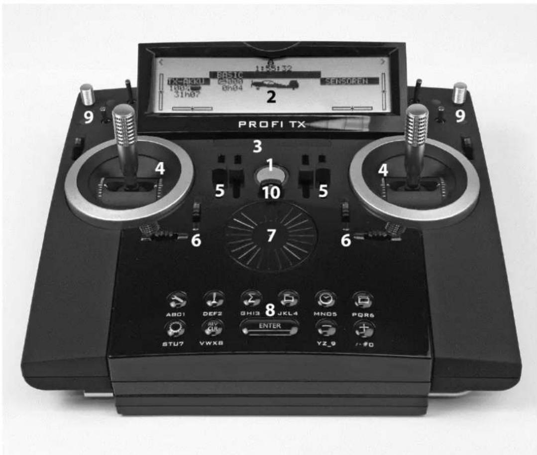 MULTIPLEX PROFI TX16 Master Edition - Oberseite - 1