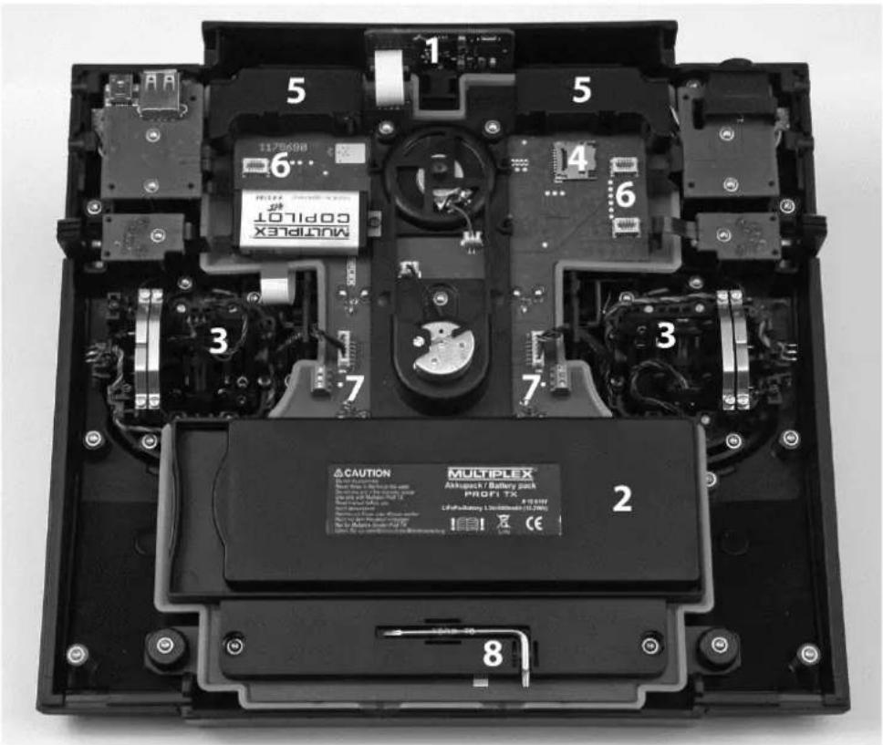 MULTIPLEX PROFI TX16 Master Edition - Das Innere - 1