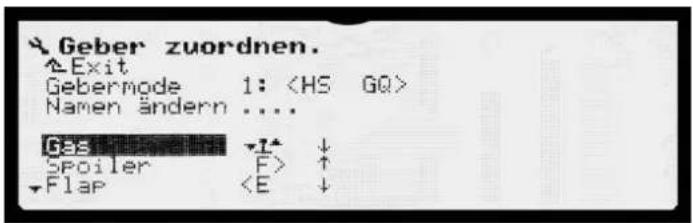 MULTIPLEX PROFI TX16 Master Edition - Geber zuordnen - 1
