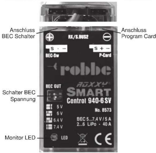 ROBBE ROXXY Smart Control 940-6 SV - Anschluss und Besonderheiten - 2