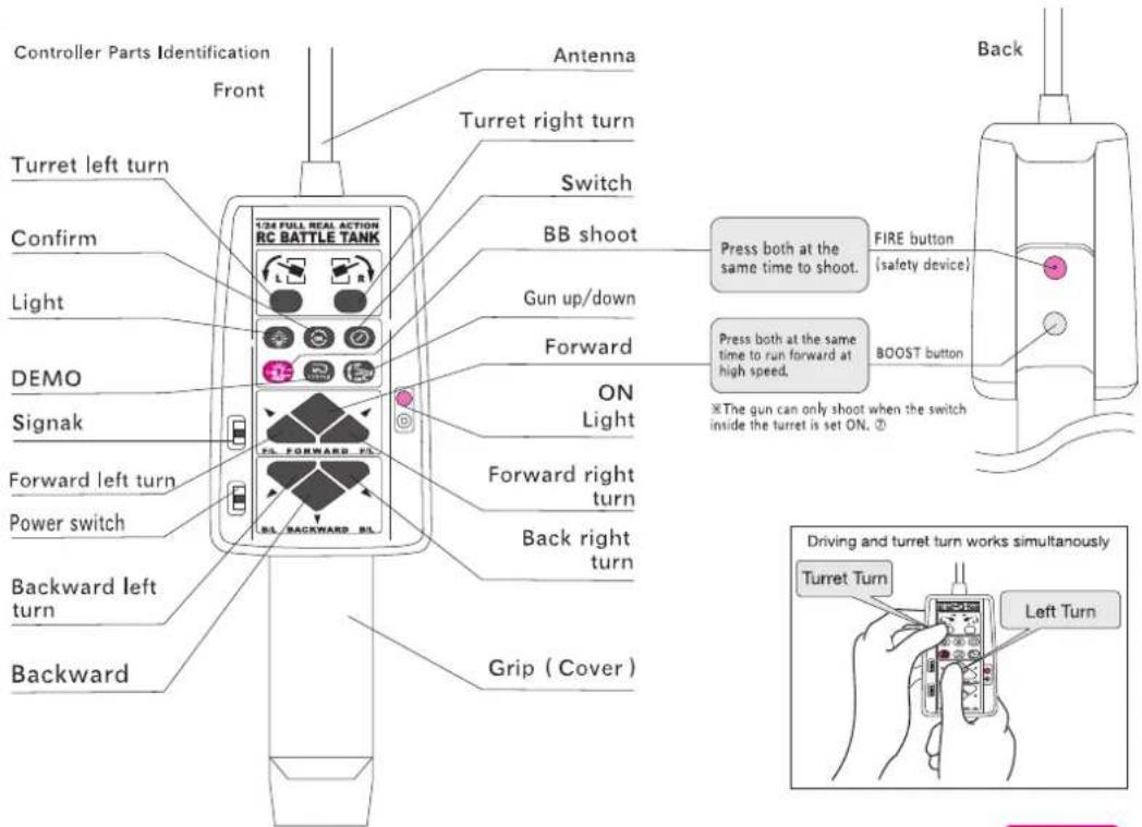 XciteRC U.S. M1A2 - HOW TO CONTROL RUNNING - 1