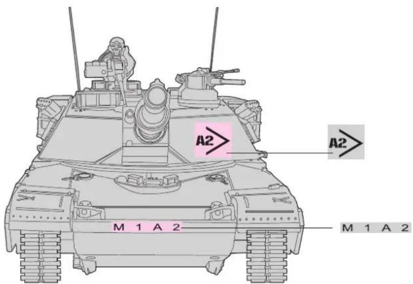XciteRC U.S. M1A2 - HOW TO STICK MARK SEALS - 6