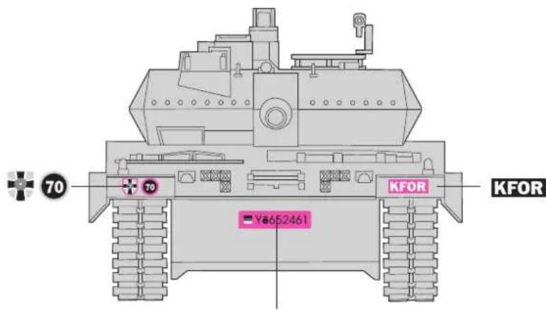 XciteRC Leopard 2A5 - HOW TO STICK MARK SEALS - 6