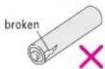 XciteRC KW-1 - Caution: This battle tank is for indoor use only! Please avoid the following misuses. - 8