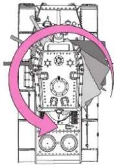 XciteRC KW-1 - Turret Left Turn - 2