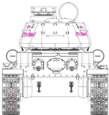 XciteRC T-34/85 - Rechtsdrehung - 6