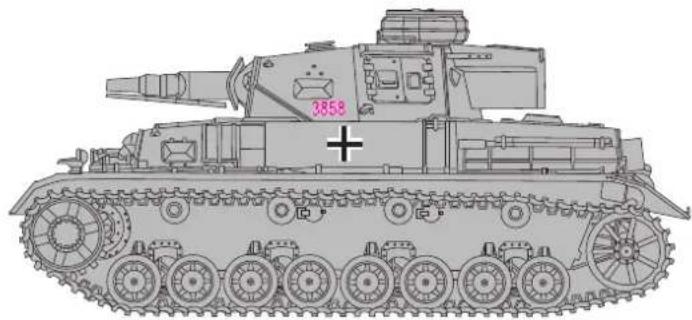 XciteRC DAK Pz.Kpfw. IV F-1 - HOW TO STICK MARK SEALS - 6