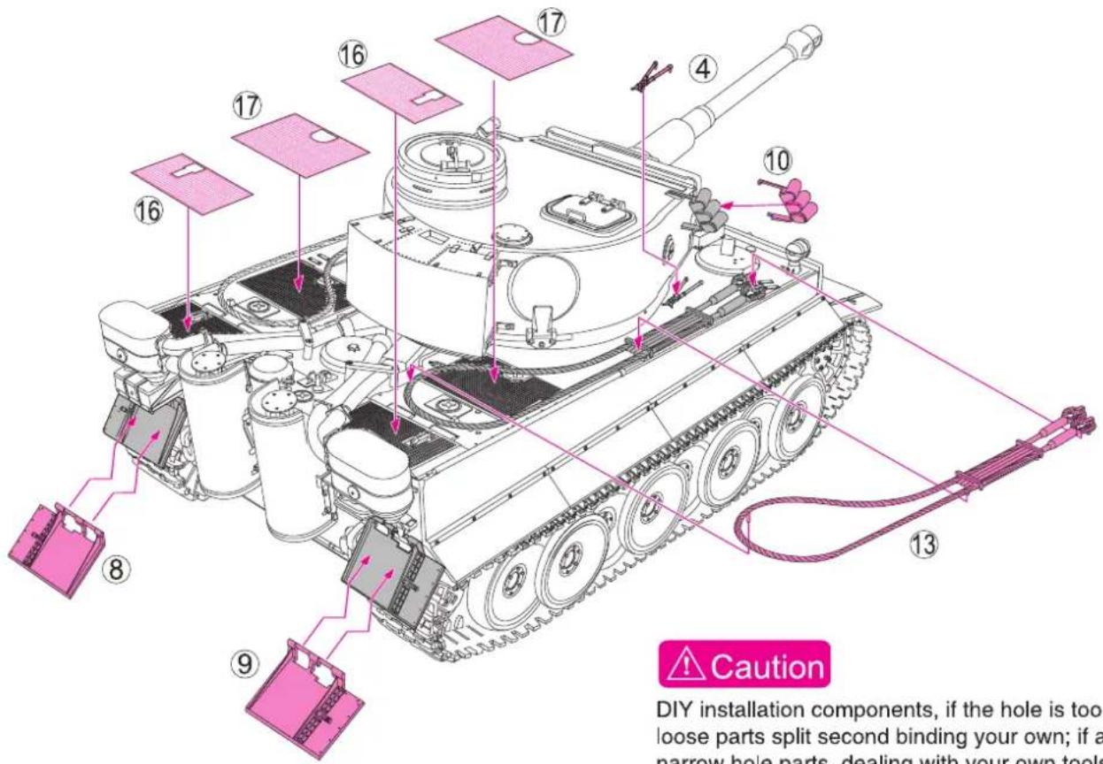 XciteRC Tiger I - Caution - 1