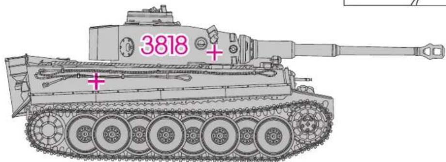 XciteRC Tiger I - HOW TO STICK MARK SEALS - 5