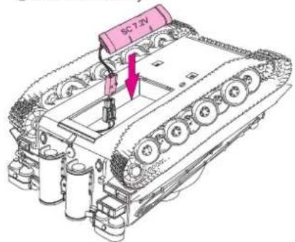 XciteRC Tiger I - BATTERY (TANK) - 2