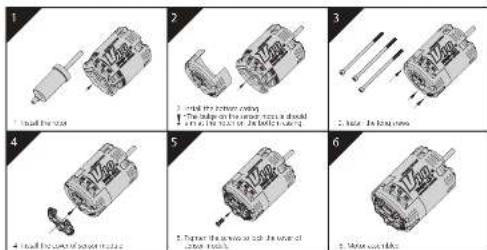 Hobbywing XeRun V10 G2-5.5T - ASSEMBLY AND DISASSEMBLY - 1