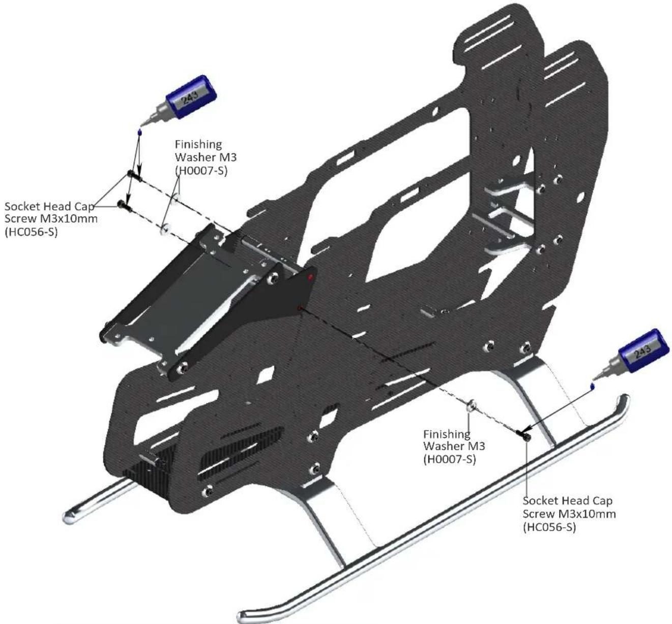 SAB SG725 - Battery / ESC Position - 11