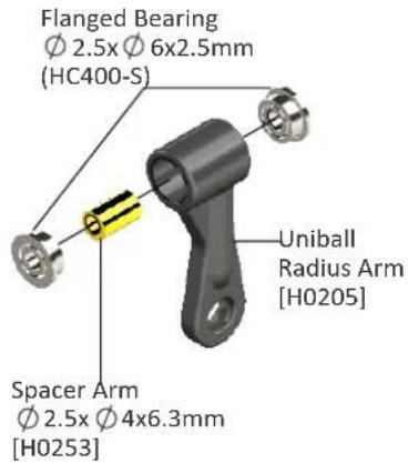 SAB SG725 - Note for 6mm Motor Shaft - 2