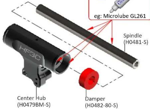 SAB SG725 - Note for 6mm Motor Shaft - 4