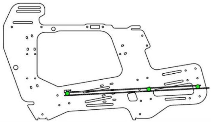 SAB SG725 - Battery / ESC Position - 3