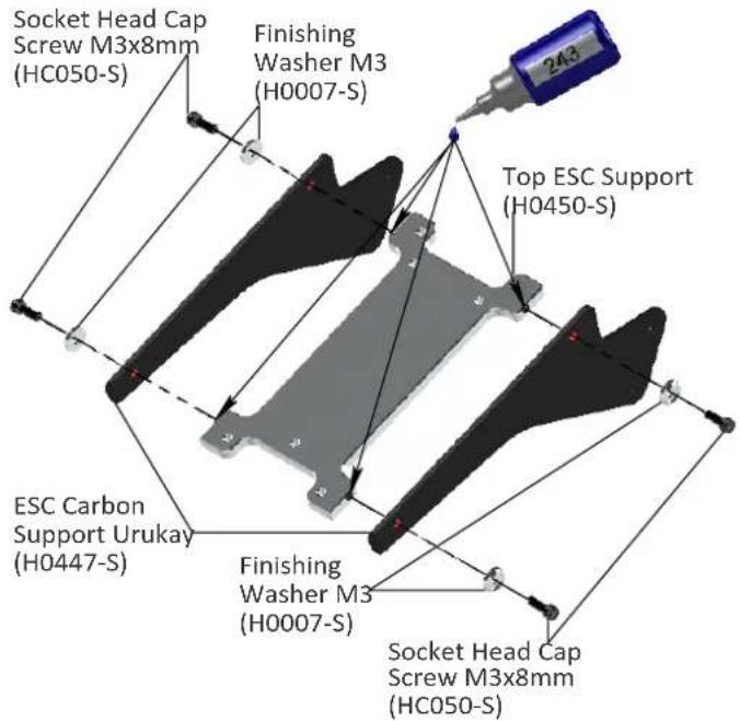 SAB SG725 - Battery / ESC Position - 9