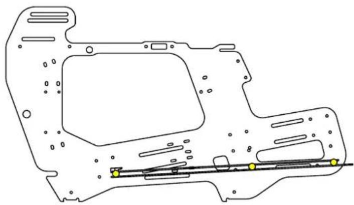 SAB SG725 - Battery / ESC Position - 1