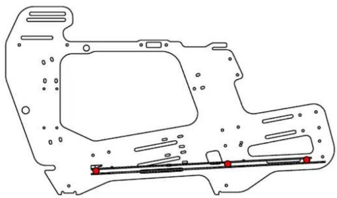 SAB SG725 - Battery / ESC Position - 2