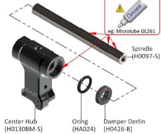 SAB SG652 - Note for 6mm motor shaft - 4