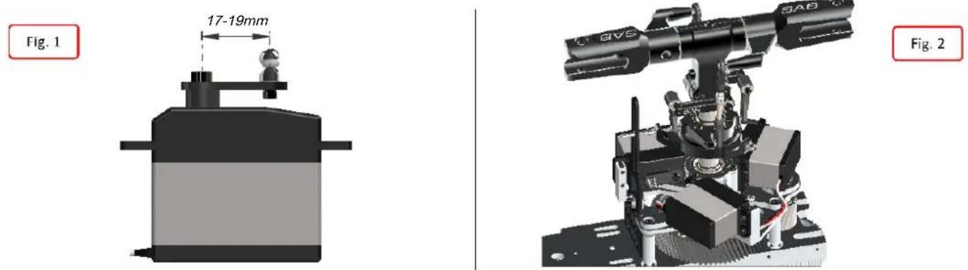 SAB SG652 - INSTALLATION OF SWASHPLATE SERVOS - 1