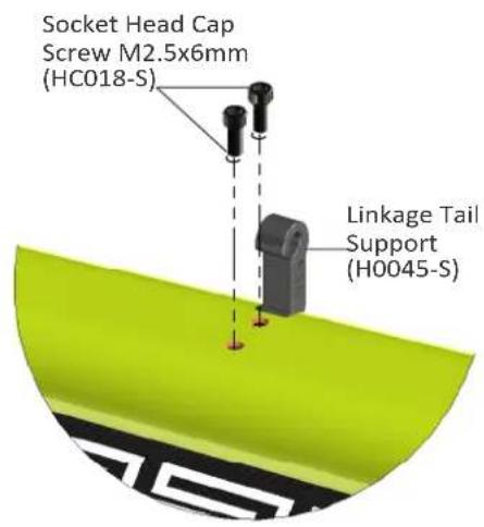 SAB SG652 - Assemble H0045-S in the boom: - 1