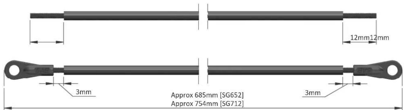 SAB SG652 - Assemble H0045-S in the boom: - 6