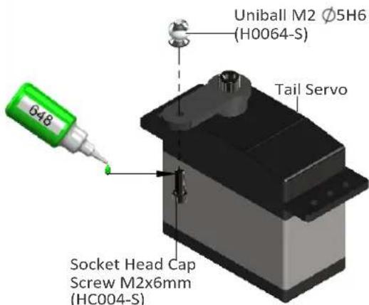 SAB SG652 - Assemble H0045-S in the boom: - 8