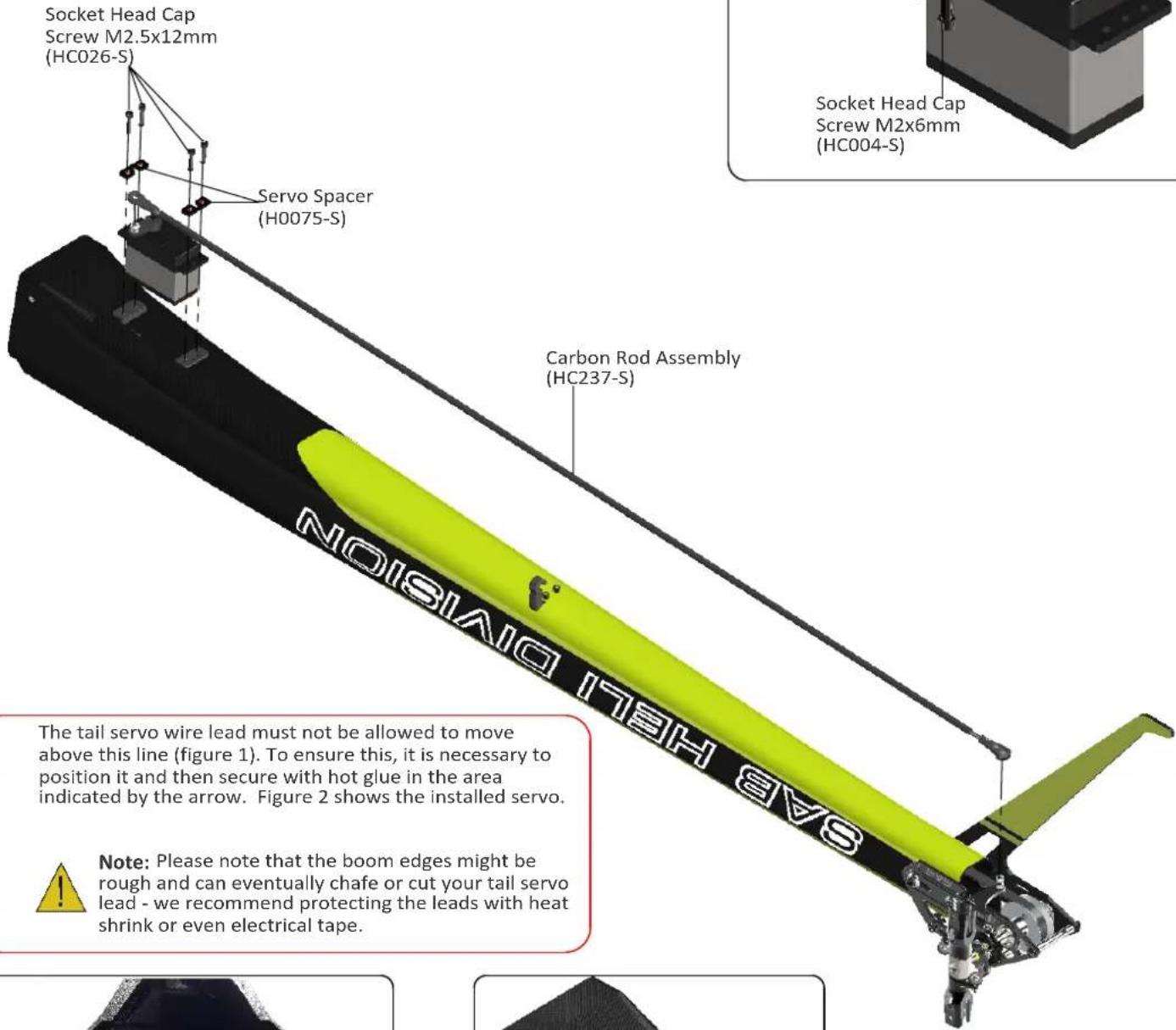 SAB SG652 - Assemble H0045-S in the boom: - 9