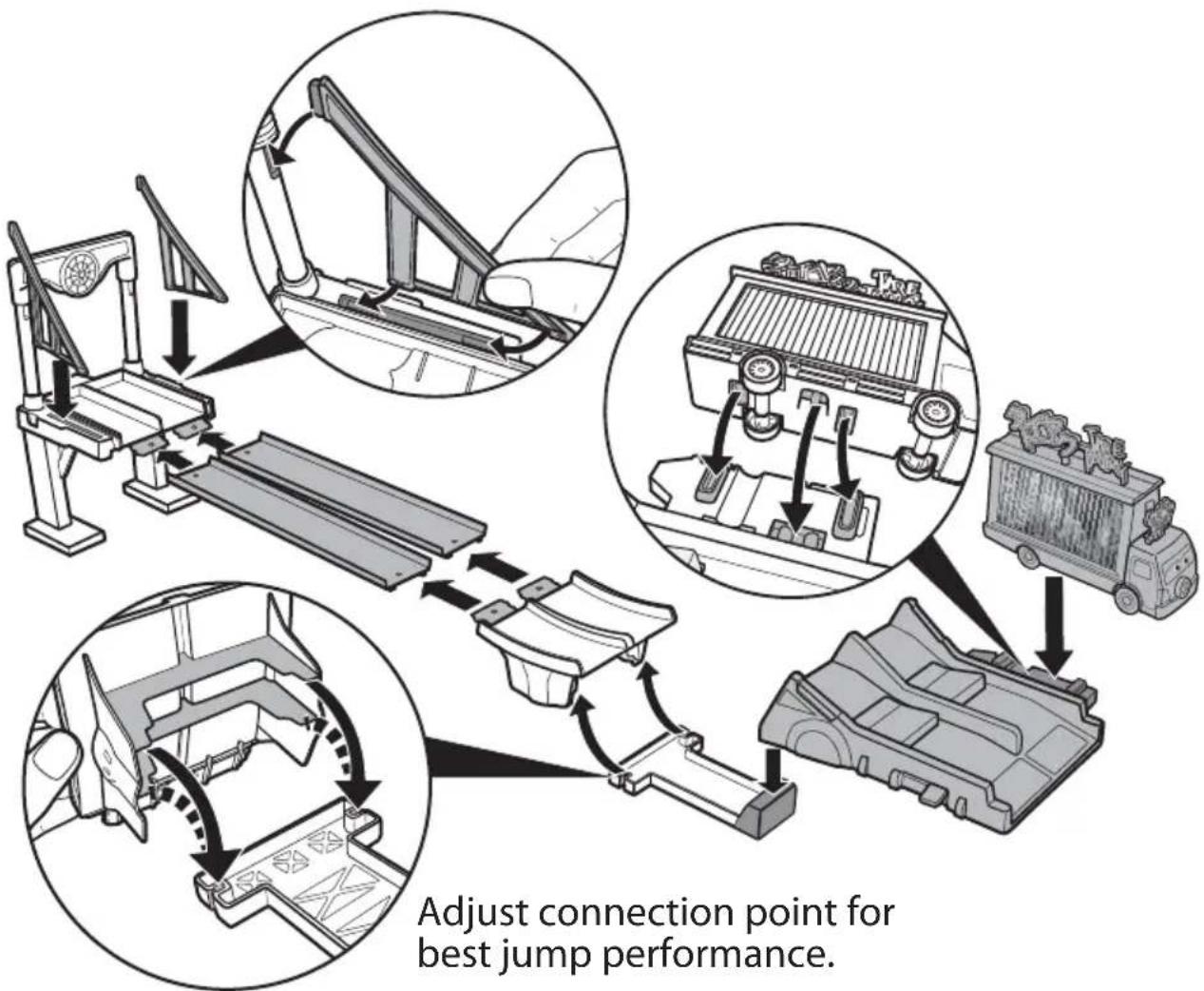 MATTEL NEON NIGHTS TRACK SET - / APPLY LABELS - 6