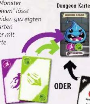 Kosmos 5-Minute Dungeon - Helden-Karten: Aktionskarten ausspielen - 2