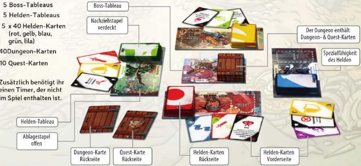 Kosmos 5-Minute Dungeon - SPIELMATERIAL - 1