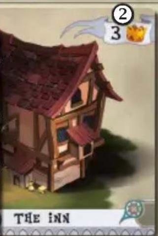 Bombyx The Builders - Middle Ages - Building cards (including 8 Machines) - 2