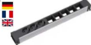 Bachmann 336.039 - 4-fach: 4x Custom Module Länge: ca. 260 mm - 3