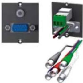 Bachmann 336.039 - Custom Modul 1x VGA + Miniklinke weiß - 1