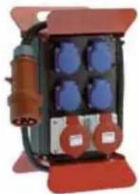 Bachmann 336.039 - Power Bag mit 4 Schutzkontaktsteckdosen und PRCD - 2