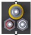 Bachmann 336.039 - Modul 1x Video + Cinch Stereo BVM-1 - 2